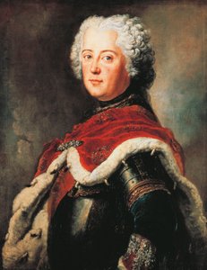 勃兰登堡的腓特烈二世，被称为大帝的肖像（柏林 作者 Antoine Pesne