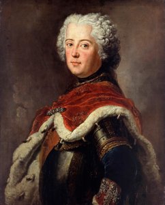 普鲁士的弗雷德里克二世肖像（Frederic II de Prusse, dit le Grand 作者 Antoine Pesne