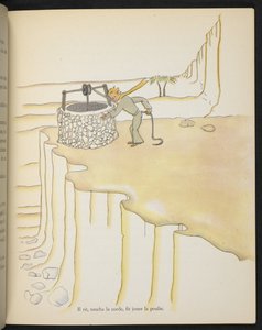 井边的小王子》，插图选自安托万-德-圣埃克苏佩里的作品《小王子