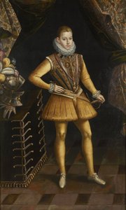 腓力三世1578-1621年肖像，西班牙和葡萄牙国王，1598至1620年间 作者 安东尼·德·苏卡