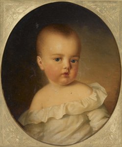 奥地利-埃斯特的玛丽亚·特雷莎（Maria Theresa）肖像，1849年至1919年，孩童，1850年