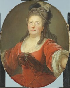 女演员Friederike Seyler的肖像（1738-89）