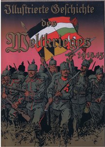 封面设计，来自1914  -  1915年世界大战的图解历史。作者：Union Berlagsefellfchaft，1922 Vol。 3 作者 安东·霍夫曼