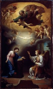 圣母领报》，约1767年（布面油画 作者 安东·拉斐尔·蒙斯（Anton Raphael Mengs）