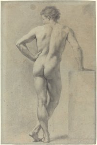 男性裸体研究 作者 安东·拉斐尔·蒙斯（Anton Raphael Mengs）