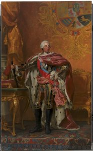 西班牙国王查理三世肖像 作者 安东·拉斐尔·蒙斯（Anton Raphael Mengs）