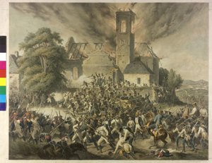 1809 年阿斯佩恩战役 作者 安东·斯特拉斯格施万特纳