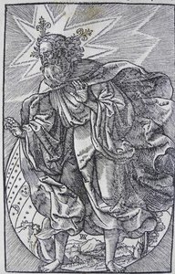《世界创造》，摘自《蠕虫圣经》，1529年。