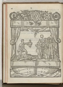 Het Mariacransken：大卫与歌利亚的头像》，1577 年