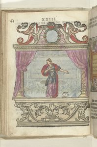 将 Eendracht（协和）拟人化的舞台，1578 年