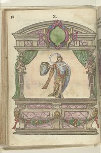 剧院里有普鲁登斯 (Prudentia) 的化身，1578 年
