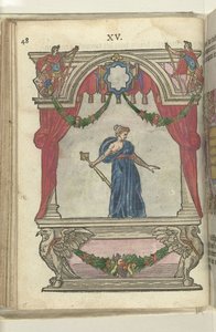 将普罗维登斯（Providentia）拟人化的舞台，1578 年