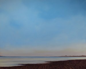 因斯托海滩，潮水退去，c.2008（布面油画）