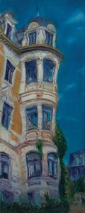 奥斯陆，花瓶屋，2012（布面油画） 作者 安东尼娅·迈亚特