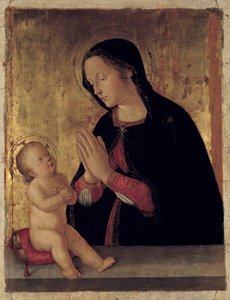 圣母崇拜儿童祭坛 – 安东尼亚佐·罗马诺 (1430-1508) 作者 罗马安东尼奥