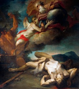 亚伯的灵魂升天，安东尼奥·巴莱斯特拉（1666-1740）（布面油画）