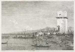 风景：马尔盖拉塔，1735-1746年。 作者 乔瓦尼·安东尼奥运河（Canaletto）