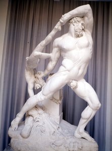 赫拉克勒斯和莱卡斯 by Antonio Canova (1757 - 1822)。 作者 安东尼奥·卡诺瓦