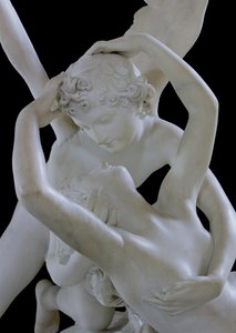 灵魂由123192的丘比特大理石细节亲吻复活