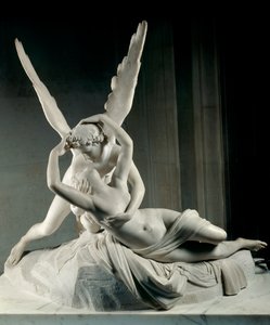 普赛克因爱之吻而复活 作者 Antonio Canova