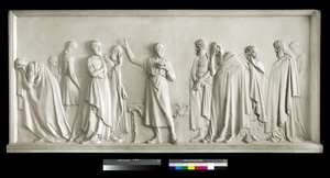 苏格拉底喝了一杯铁杉，1787-90（石膏） 作者 安东尼奥·卡诺瓦