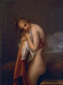 惊喜》，安东尼奥-卡诺瓦（1757-1822），布面油画 作者 安东尼奥·卡诺瓦
