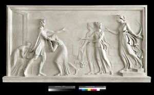 Telemachus的回归，1787-90（石膏） 作者 安东尼奥·卡诺瓦