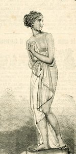 安东尼奥-卡诺瓦（1757-1822）的《意大利维纳斯》，意大利托斯卡纳佛罗伦萨的帕拉蒂纳美术馆。 作者 Antonio Canova