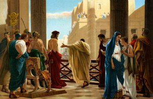 Ecce Homo，根据安东尼奥·西塞里 (Antonio Ciseri) 的绘画 - 圣经