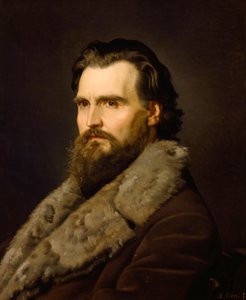 雕塑家乔瓦尼-杜普雷的肖像，作者是西塞里-安东尼奥（1821-1891）。