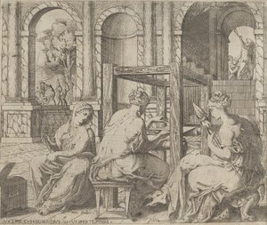 米尼亚斯的女儿们，1545年。