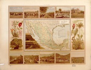墨西哥合众国绘画和历史地图集。本地 2008621671-11