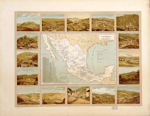 墨西哥合众国绘画和历史地图集。本地 2008621671-12