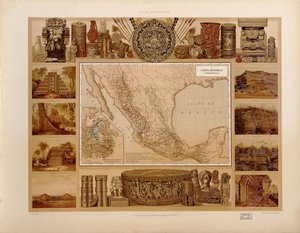 墨西哥合众国绘画和历史地图集。本地 2008621671-13