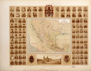 墨西哥合众国绘画和历史地图集。本地 2008621671-14