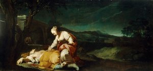 安东尼奥-吉奥尼马（1697-1732 年）的《皮拉莫斯与缇丝比》。 作者 Antonio Gionima