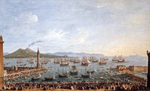 西班牙国王查理三世和那不勒斯 1759 年离开那不勒斯。