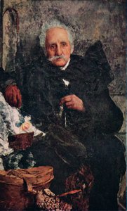 旅途中，c1903 作者 安东尼奥·曼奇尼