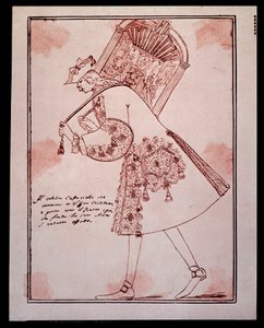 Gaetano Majorana 的肖像称为 Caffarelli（或 Cafarello，或 Gaffariello）（1710-1783 年）意大利阉人（castrat）带走了圣乔瓦尼·格里索斯托莫剧院 卡通安东·玛丽亚·萨内蒂（1680-1767 年）。 18世纪。 私人收藏。