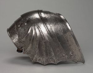 哥特式扇形大锅，c.1485-1500（钢） 作者 安东尼奥·米萨利亚