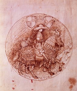 阿拉贡的阿方索的奖章设计，由安东尼奥-皮萨内罗（1395-1455）设计。 作者 Antonio Pisanello