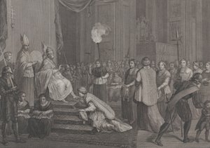 教皇皮乌斯六世的加冕仪式，1801年。 作者 安东尼奥·波焦利