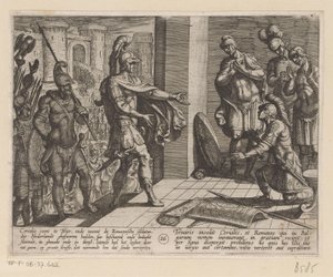 Cerialis 原谅了帮助 Julius Civilis 的罗马士兵
巴达维亚人对罗马人的战争（系列标题）
Batavorum cum Romanis Bellum（系列标题） 作者 奥托·范·维恩