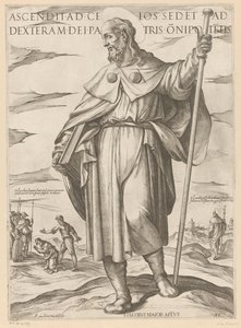 圣雅各布大帝
Ascenditad celos sedet ad dexteram dei patris onipotetis（物上标题）
基督、玛利亚和使徒（系列标题） 作者 尼古拉·范·阿尔斯特
