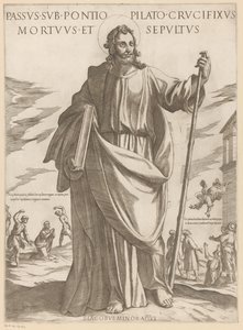 德-雅各布斯-德-明德圣像
Passus sub Pontio Pilato crucifixus mortuus et sepultus（物名）
Christus, Maria en de apostelen（系列标题） 作者 尼古拉·范·阿尔斯特