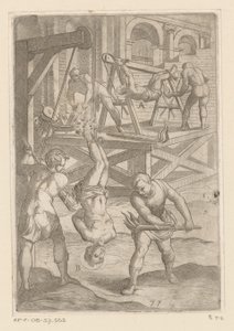 酷刑：绞刑和火刑
基督教殉教者遭受的酷刑（系列标题）
Varia tormentorum et supplicioru crudelium（......）（系列标题） 作者 乔瓦尼安东尼奥德保利