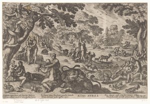 黄金时代
Aetas aurea（物品上的标题）
世界的四个时代（系列名称） 作者 尼古拉·范·阿尔斯特
