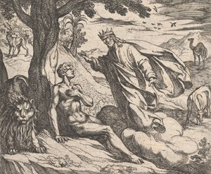图版2：人类的创造 Hominis creatio，来自奥维德的《变形记》，1606年。 作者 安东尼奥·坦佩斯塔