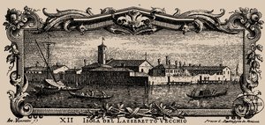 Isolario veneto, XII.Isola del Lazzaretto Vecchio, 1777.