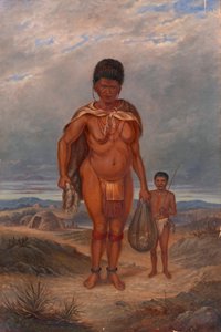霍屯督妇女和儿童，约1893年。